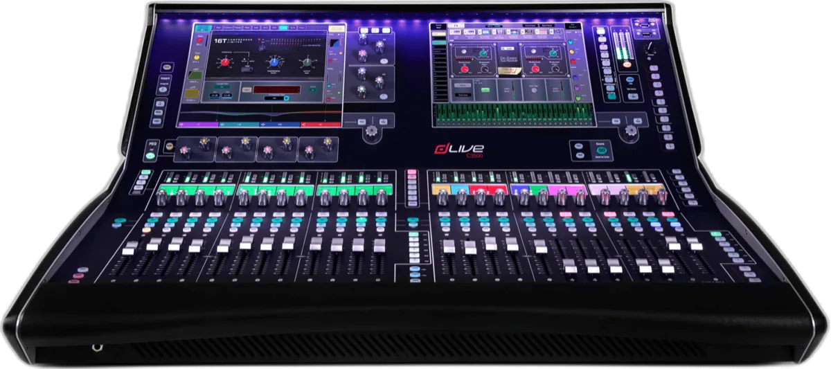 Allen & Heath dLive digital mixing system, control surface and MixRack
