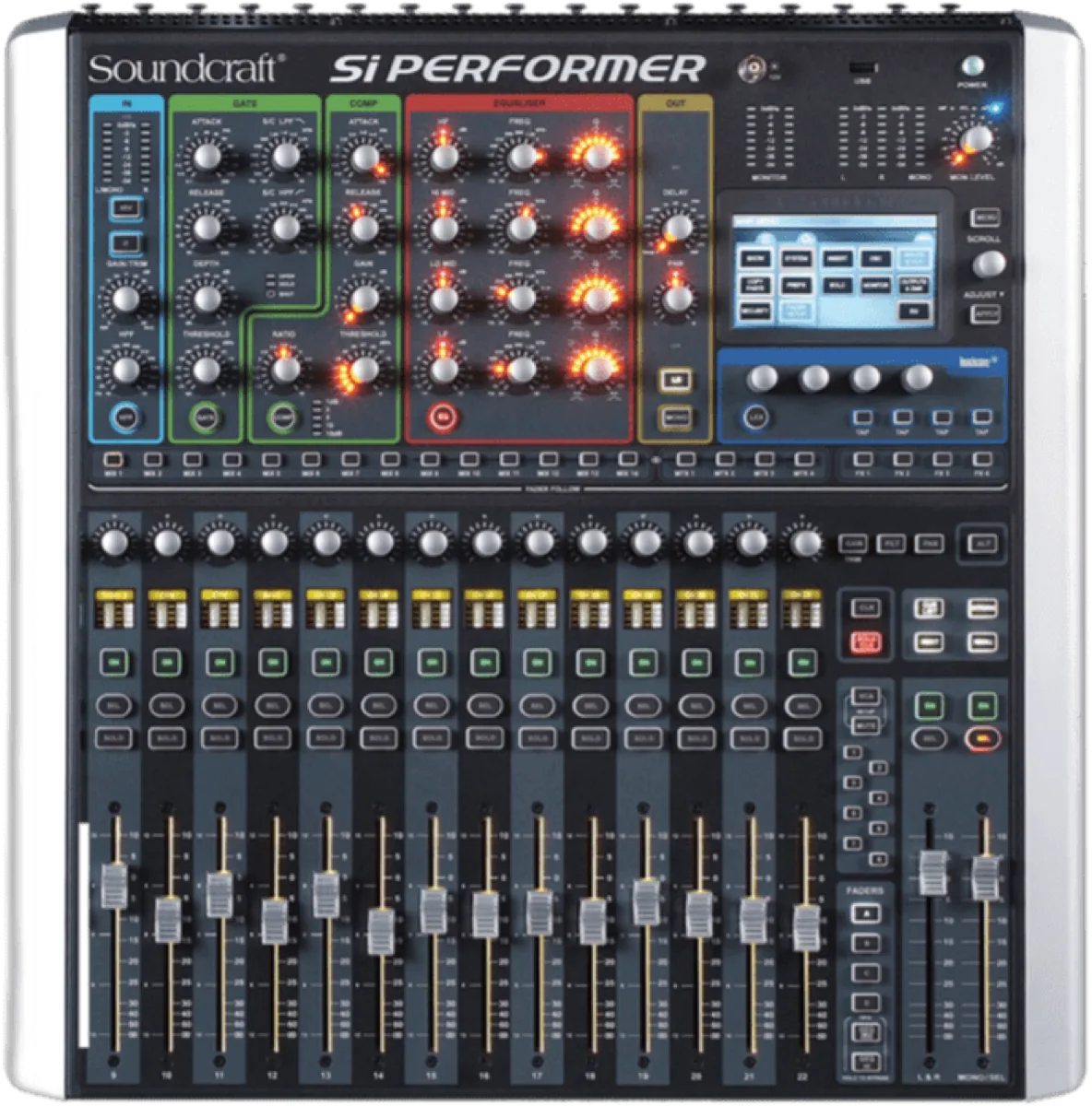Soundcraft Si Impact digital mixing console control surface